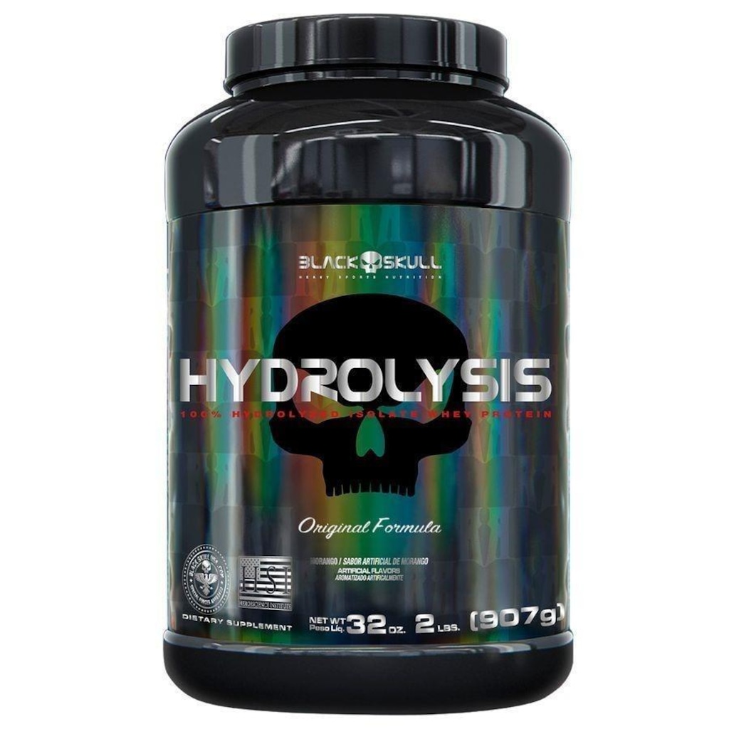 Imagem 2 do produto Hydrolysis Black Skull - 907g