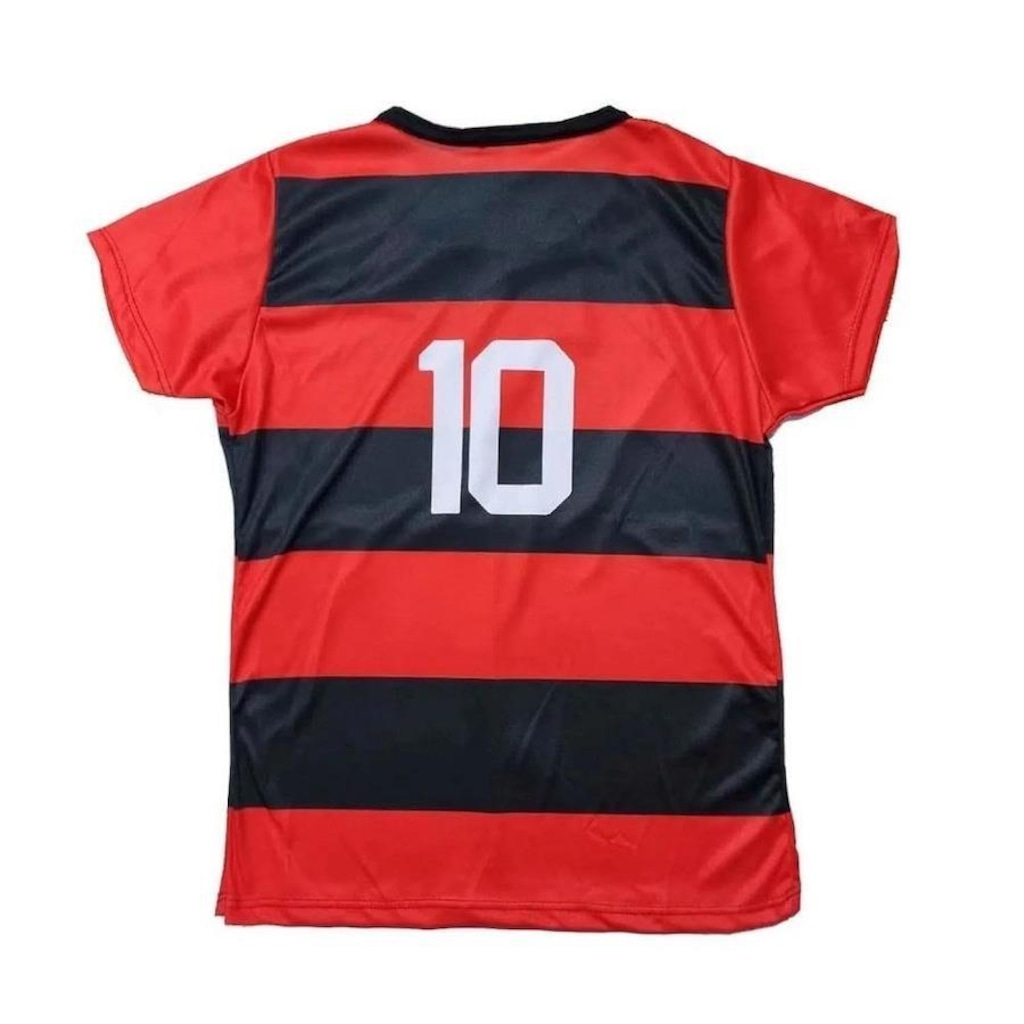 Imagem 3 do produto Camiseta Baby Look do Flamengo Torcida Baby 251Sb - Infantil