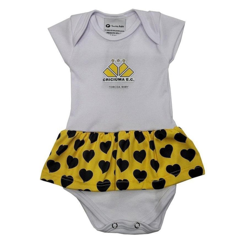 Imagem 2 do produto Body Saia Criciúma Coração 033Bxs Torcida Baby - Infantil