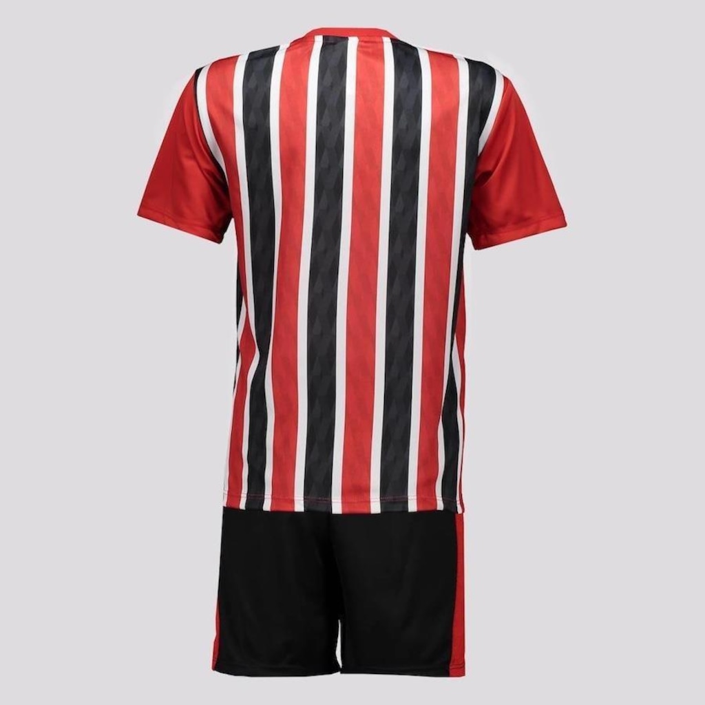 Imagem 2 do produto Kit Uniforme do São Paulo Mini Craque: Camisa + Calção - Infantil