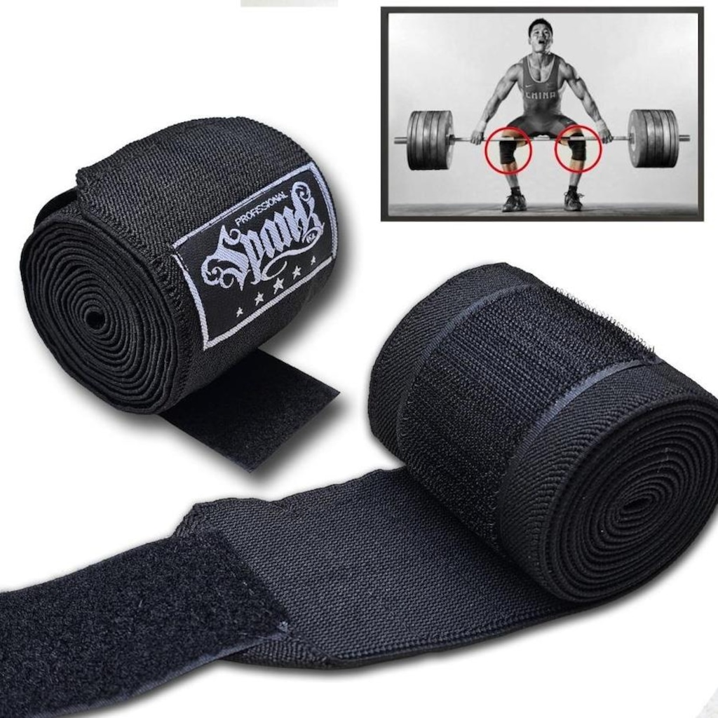 Imagem 2 do produto Faixa Elástica para Joelho Spank Profissional - 2m