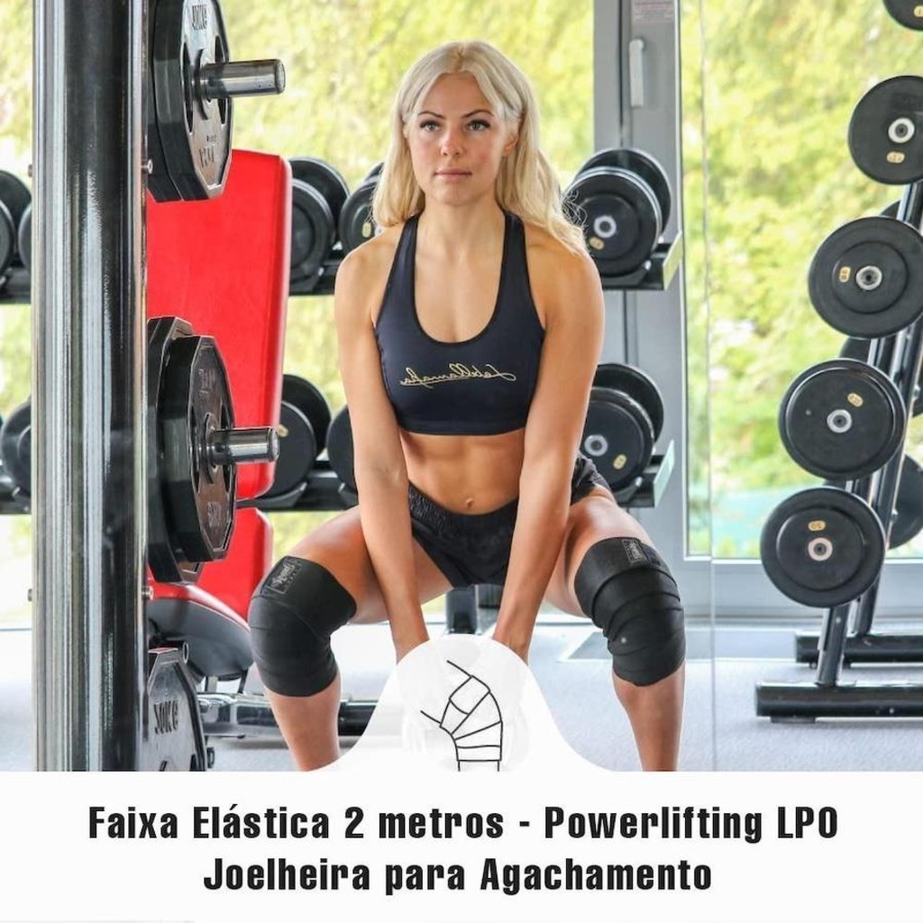 Imagem 5 do produto Faixa Elástica para Joelho Spank Profissional - 2m