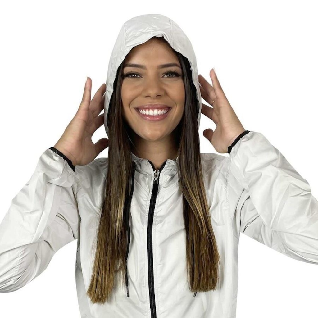 Imagem 5 do produto Jaqueta com Capuz Corta Vento Wss Bike Ii - Feminina