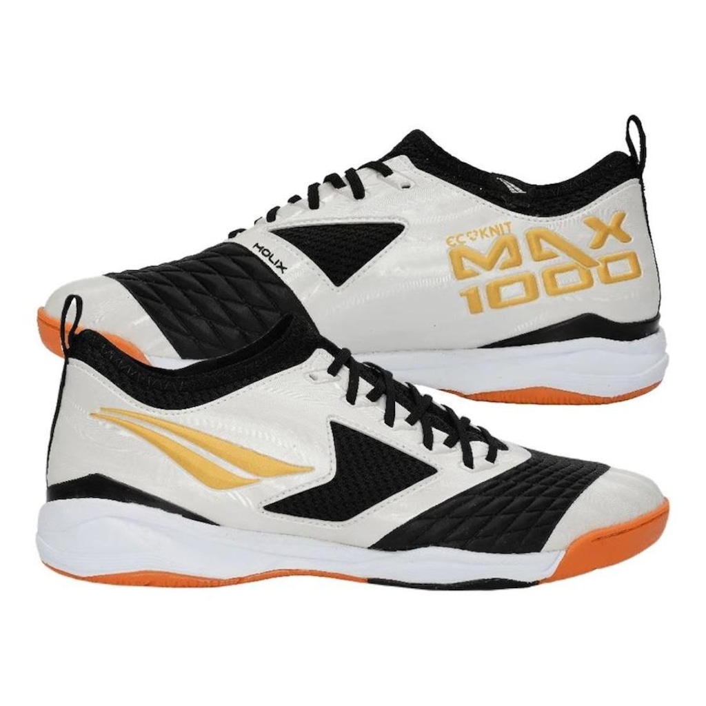 Imagem 2 do produto Kit Chuteira Futsal Penalty Max 1000 Locker Ecoknit + Meia - Adulto
