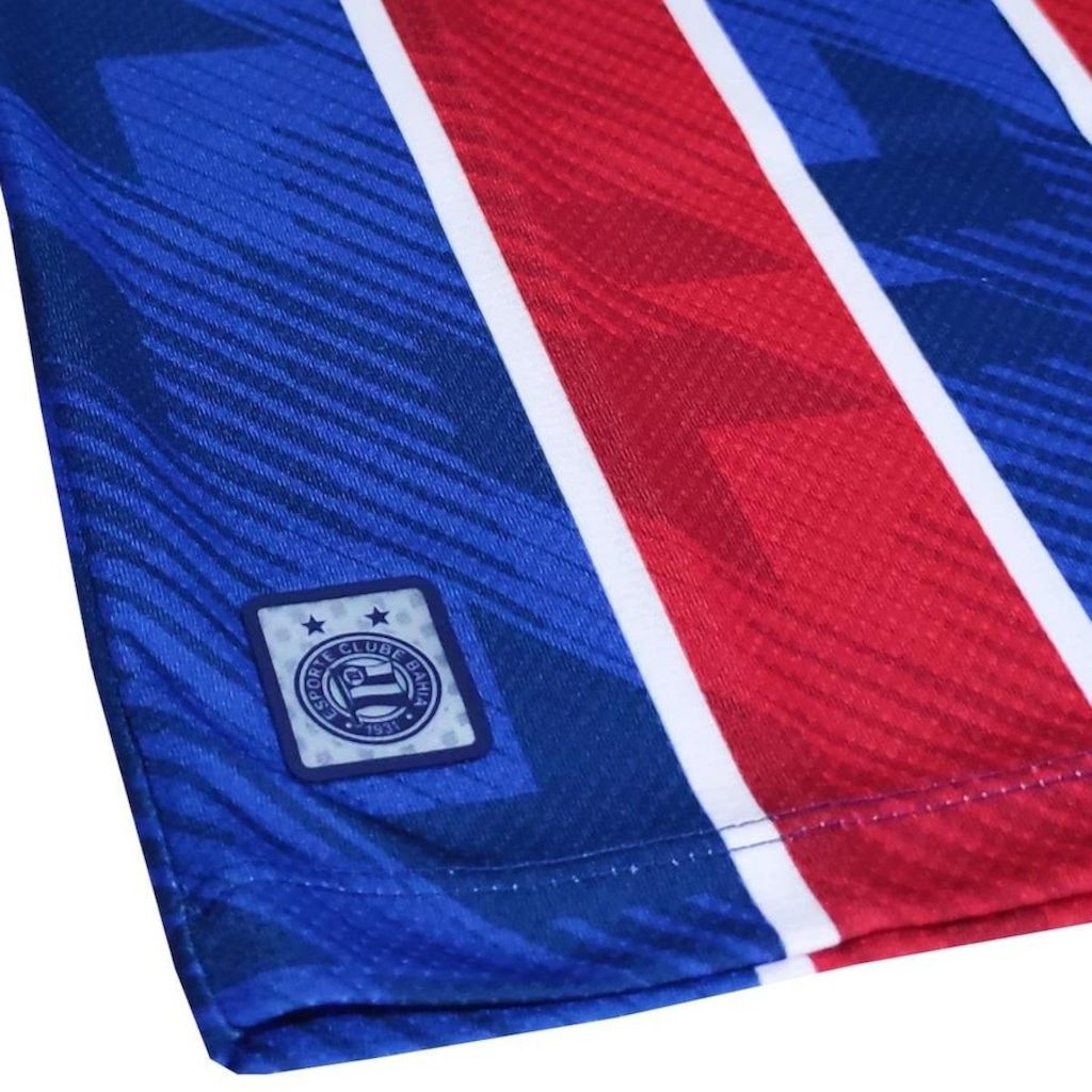 Imagem 3 do produto Camisa 2 Bahia Baby Look 2024 Versão Torcedora Oficial Esquadrão - Feminina