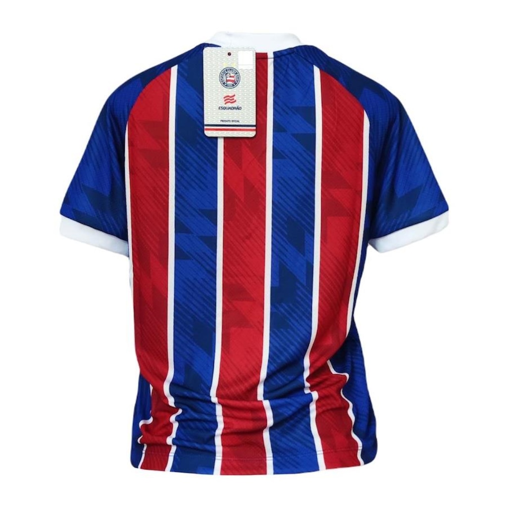 Imagem 4 do produto Camisa 2 Bahia Baby Look 2024 Versão Torcedora Oficial Esquadrão - Feminina