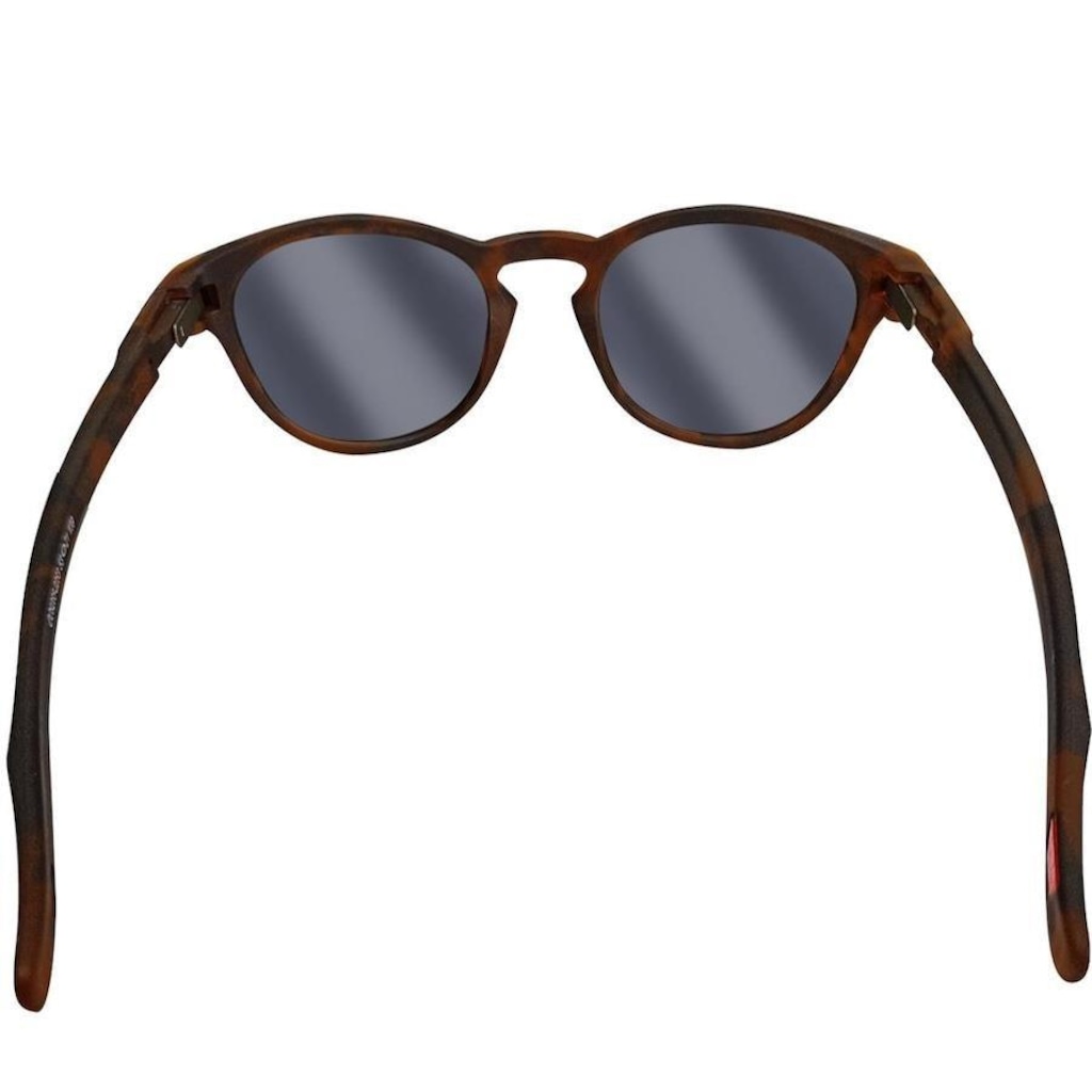 Imagem 4 do produto Óculos de Sol Unissex Oakley Latch Matte Brown Tortoise Lente Prizm Black