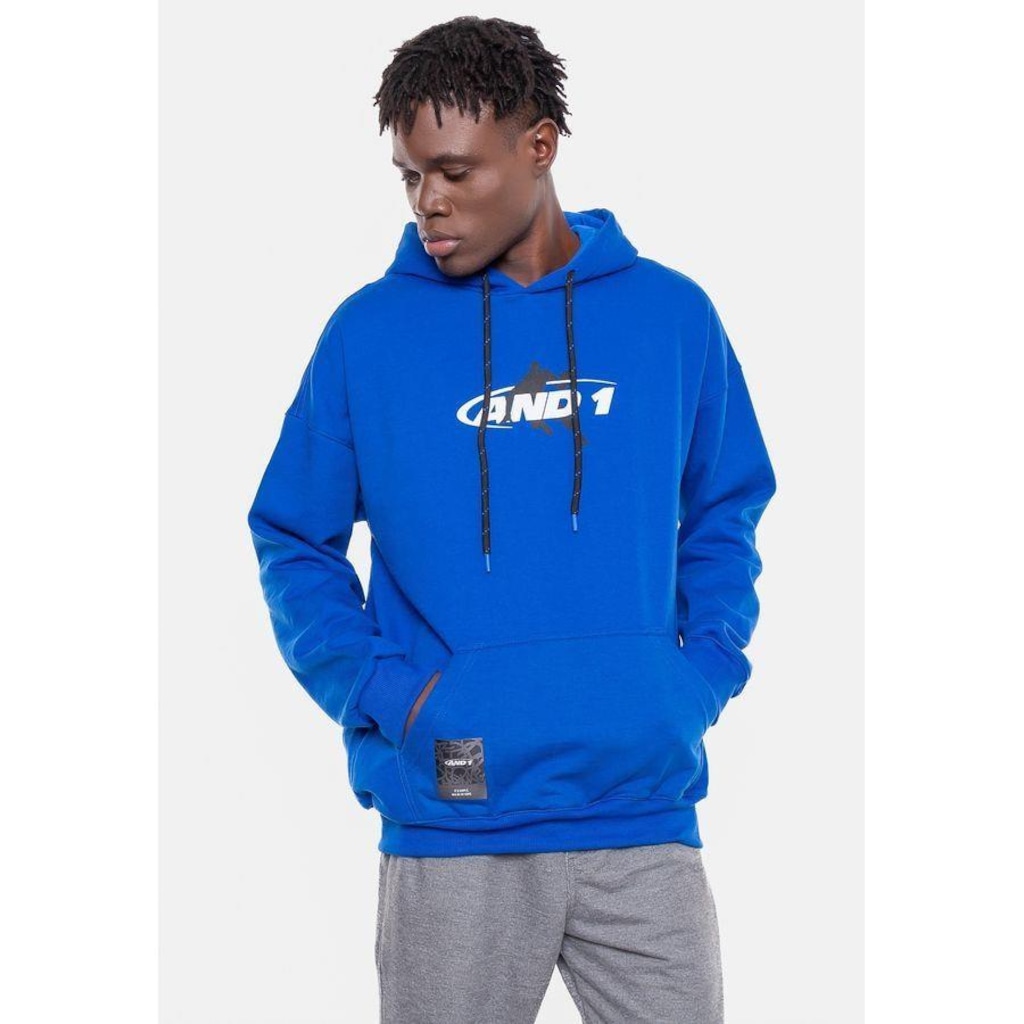 Imagem 4 do produto Blusão de Moletom com Capuz And1 Side2Side - Masculino