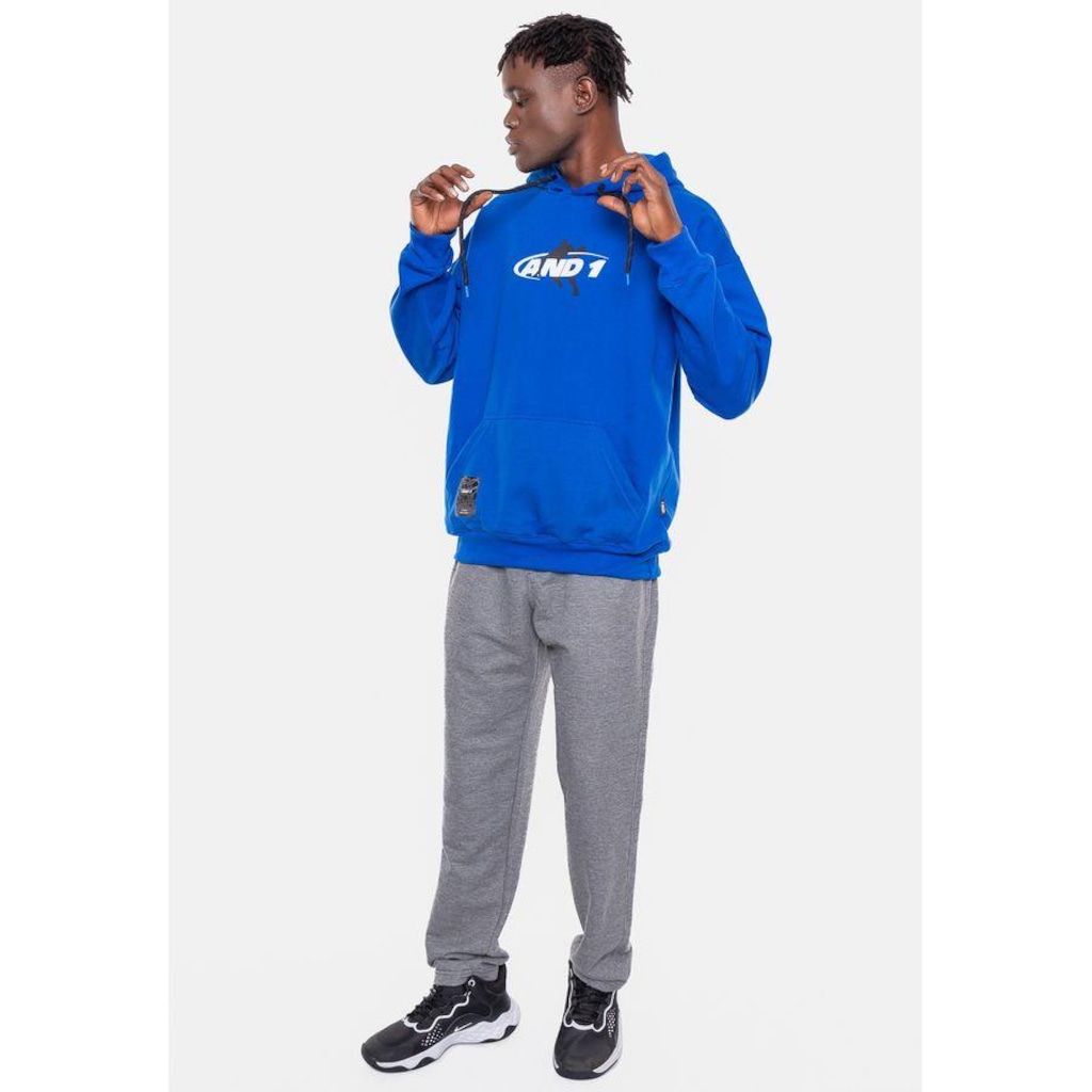 Imagem 5 do produto Blusão de Moletom com Capuz And1 Side2Side - Masculino