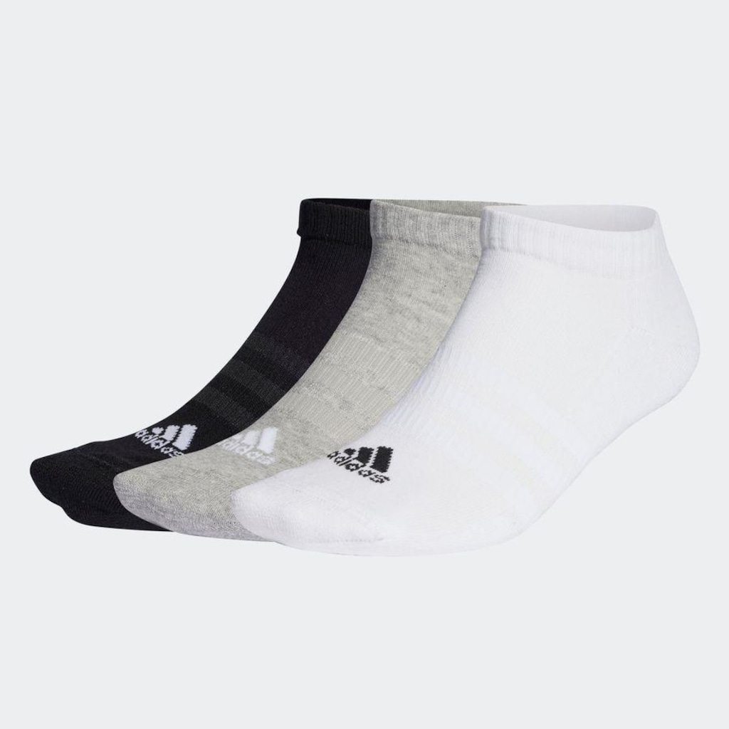 Imagem 2 do produto Kit de Meia Cano Baixo Adidas Cush Adulto