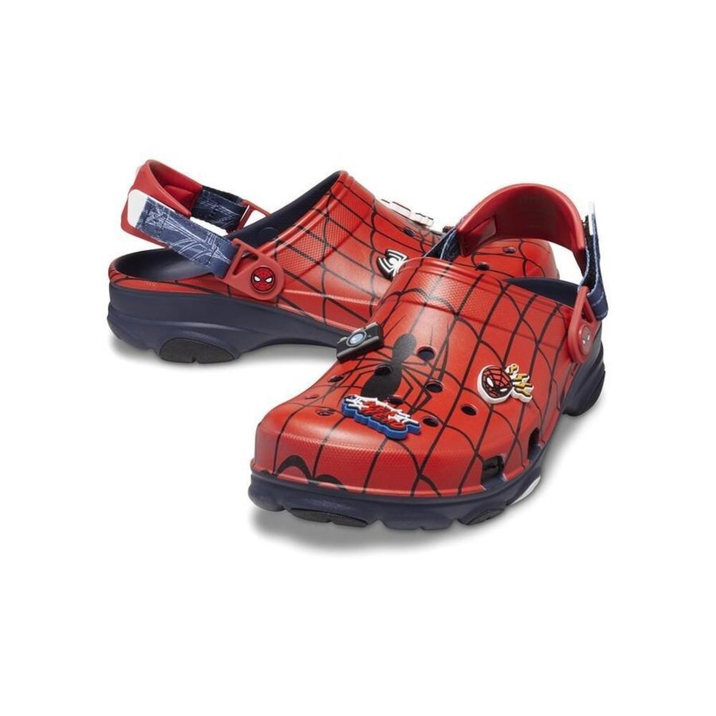 Imagem 3 do produto Sandália Crocs Team Spiderman All Terrian Clog Navy - Adulto