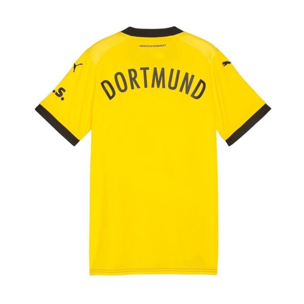 Imagem 2 do produto Camisa Borussia Dortmund 23/24 Home Puma - Infantil