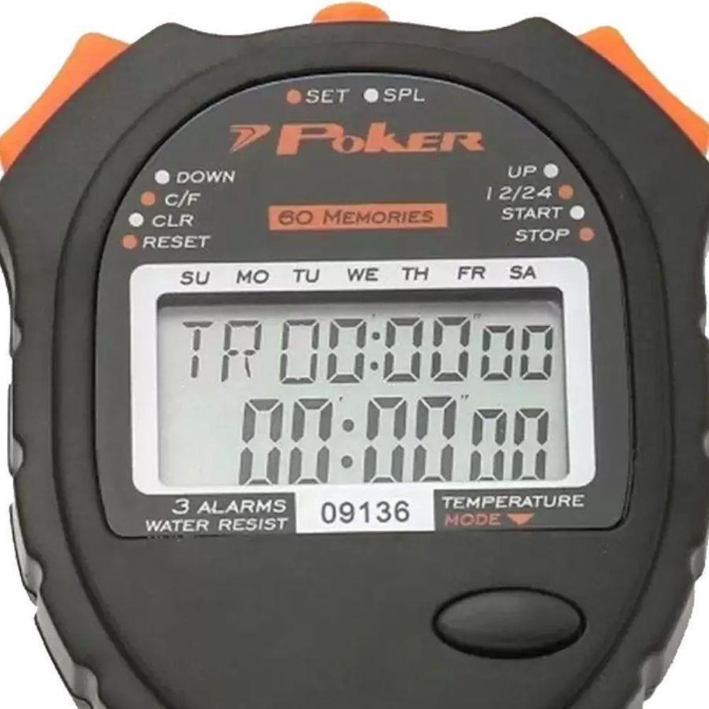 Imagem 2 do produto Cronômetro Poker Pro Running Unissex 09136-Plc