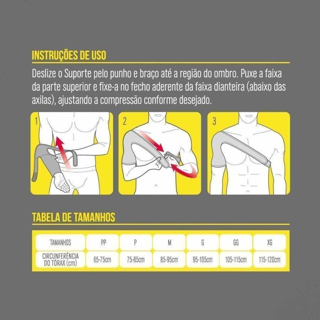 Imagem 3 do produto Suporte para Ombro Kestal Unissex Ksn015