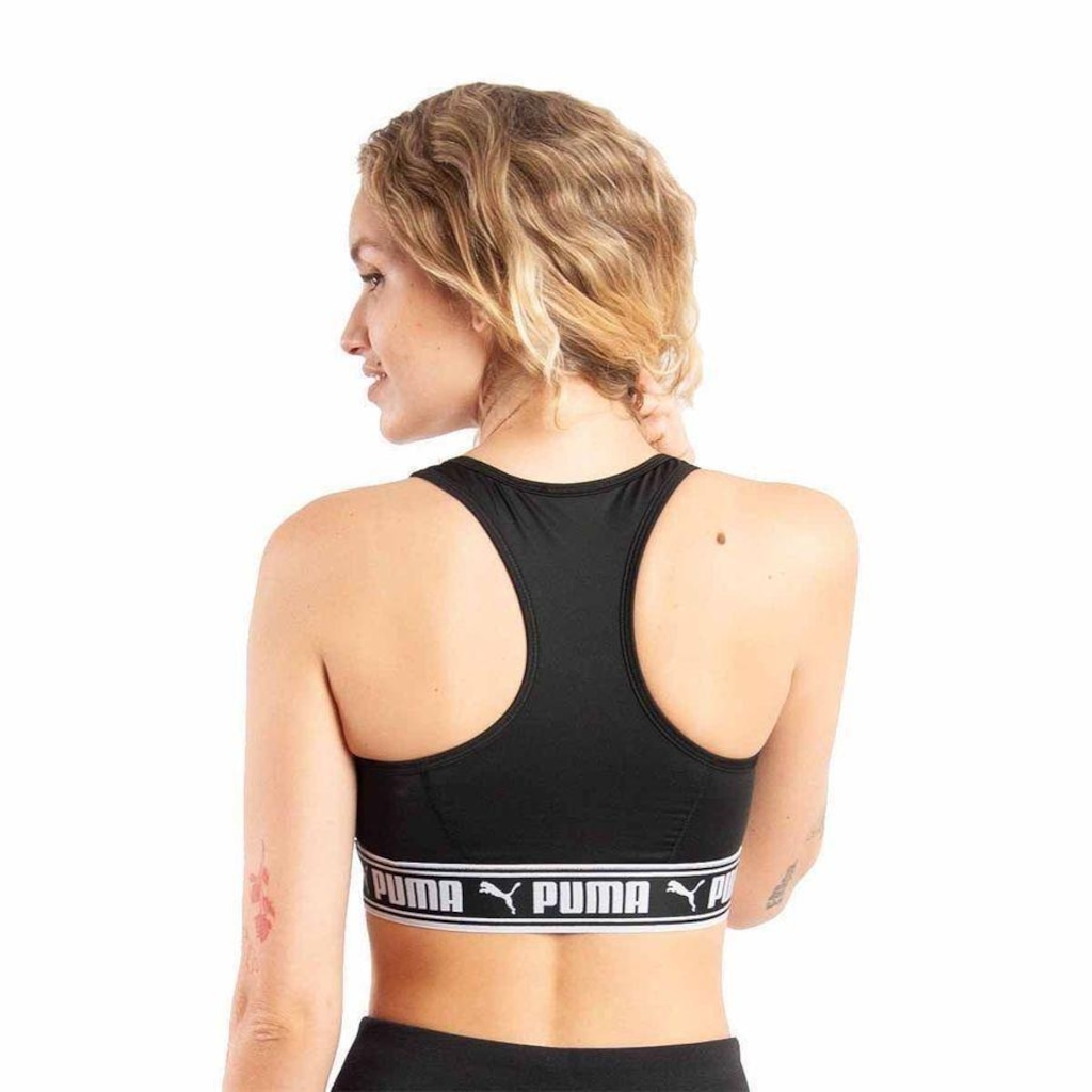 Imagem 3 do produto Top Fitness Puma Mid Impact Strong sem Bojo - Feminino