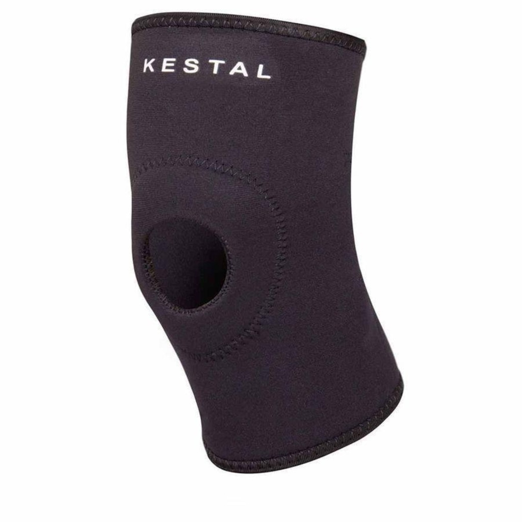 Imagem 2 do produto Joelheira Ortopedica Kestal com Orificio e Reforco Patelar Ksn002 - Adulto