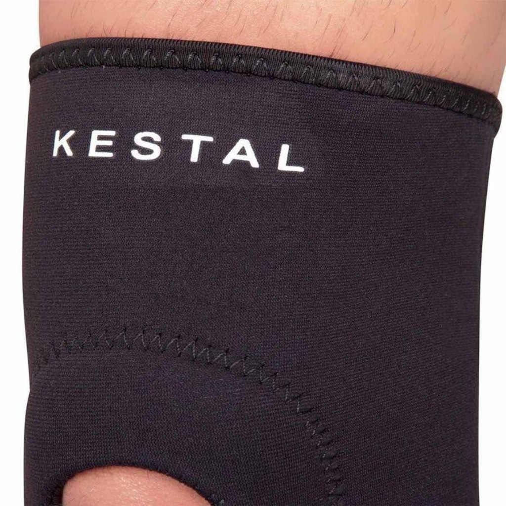 Imagem 4 do produto Joelheira Ortopedica Kestal com Orificio e Reforco Patelar Ksn002 - Adulto