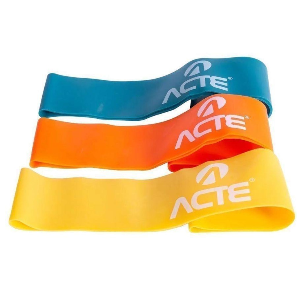 Imagem 4 do produto Kit Faixa Elastica Acte Sports Mini Bands T71