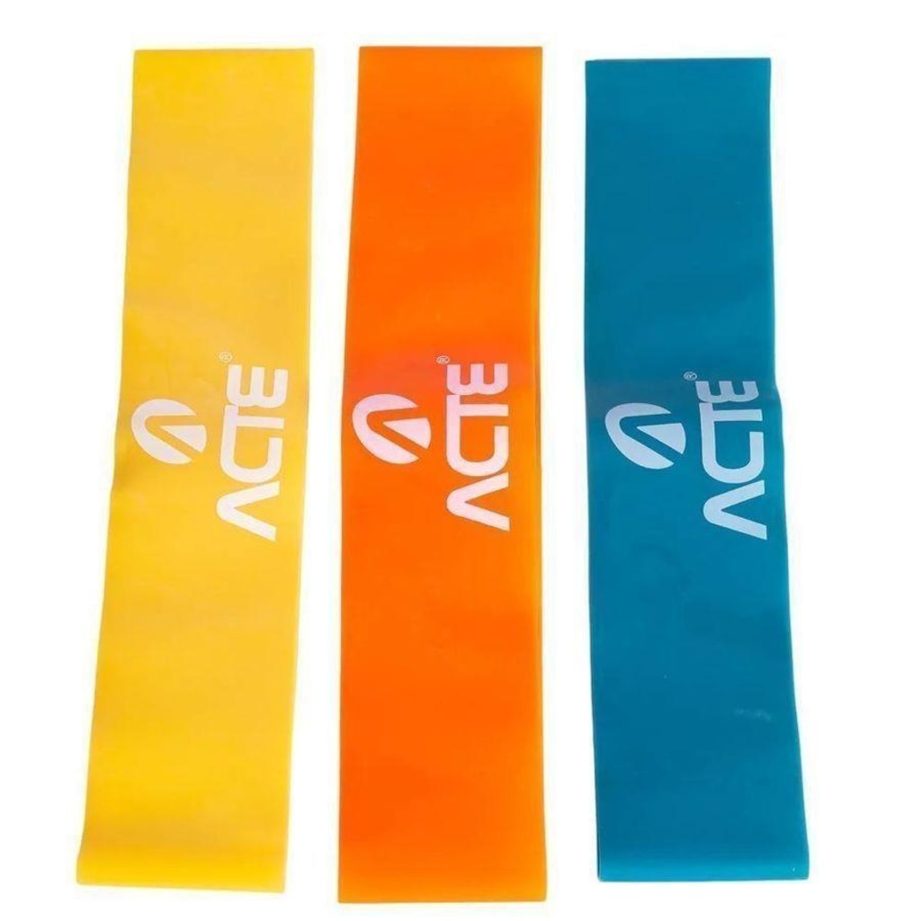 Imagem 5 do produto Kit Faixa Elastica Acte Sports Mini Bands T71