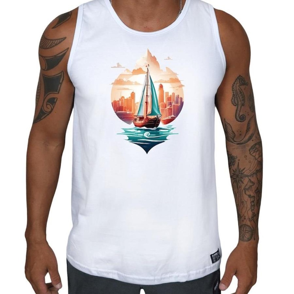 Imagem 1 do produto Camiseta Regata WSS Brasil City Sail Horizon Prime - Masculina