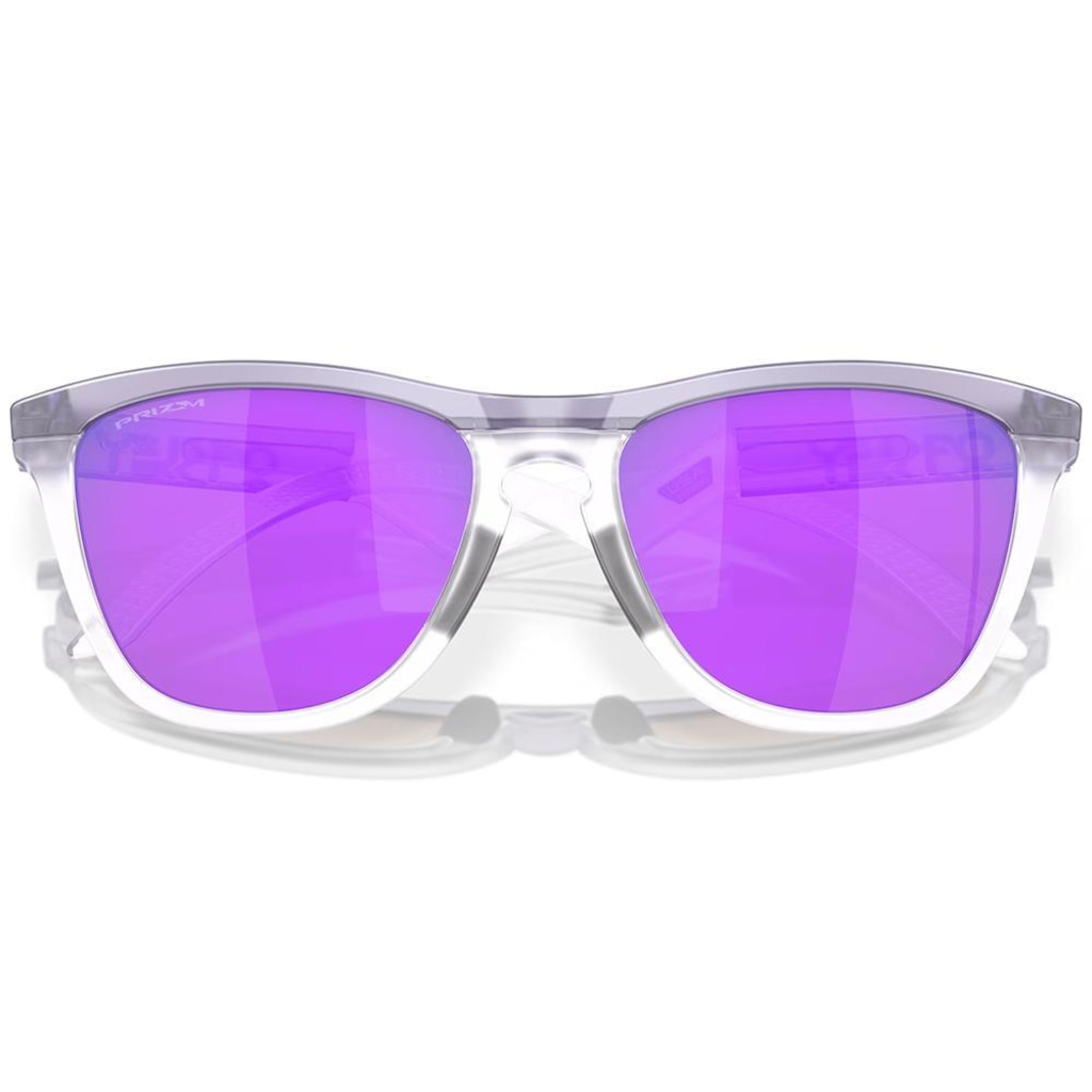 Imagem 5 do produto Óculos de Sol Unissex Oakley Frogskins Matte Lilac Prizm Clear 0155