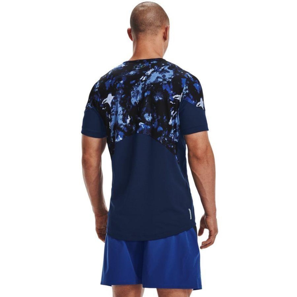 Imagem 2 do produto Camiseta de Compressão Under Armour Rush Print - Masculina