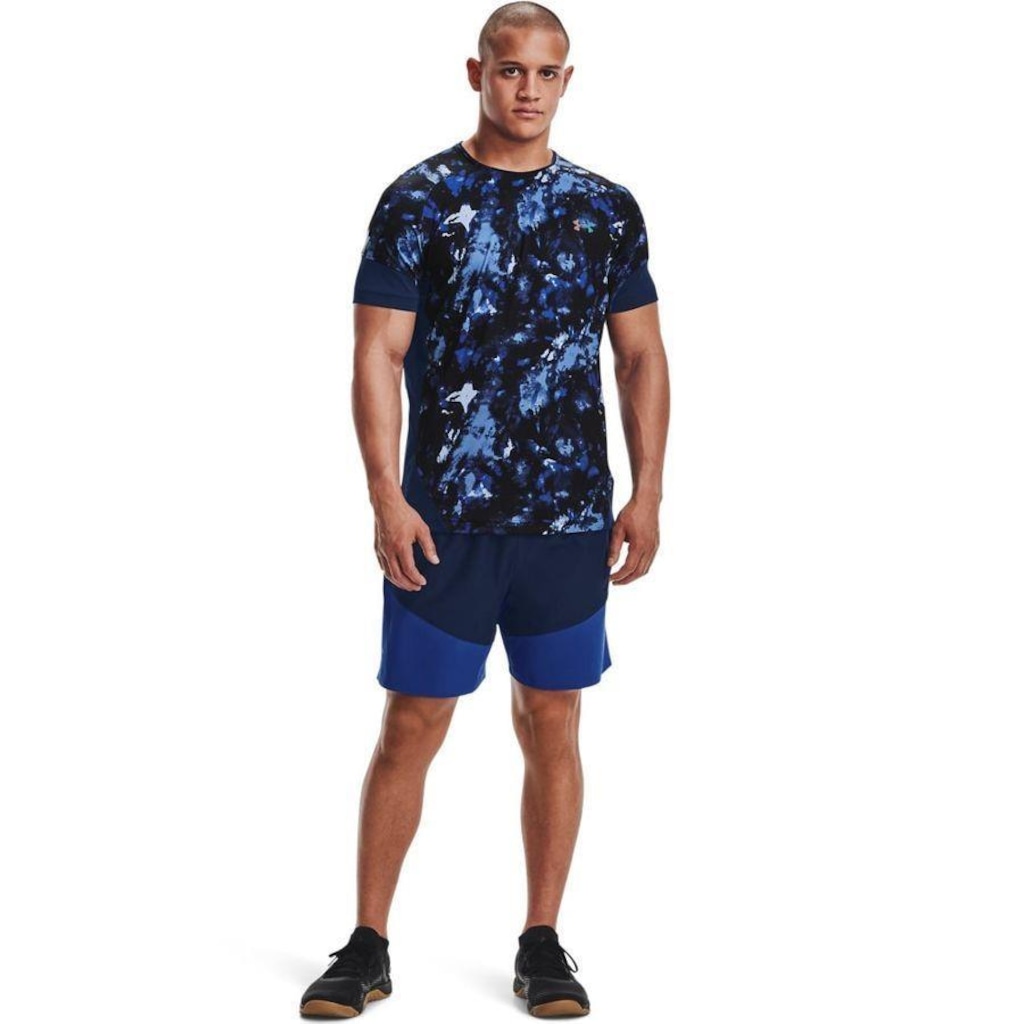 Imagem 3 do produto Camiseta de Compressão Under Armour Rush Print - Masculina