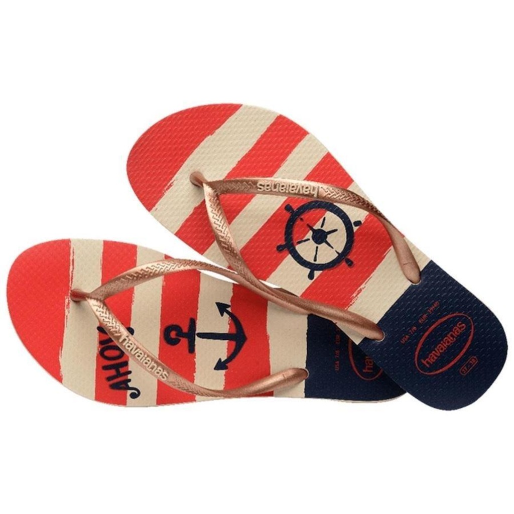 Imagem 3 do produto Chinelo Havaianas Slim Nautical - Feminino