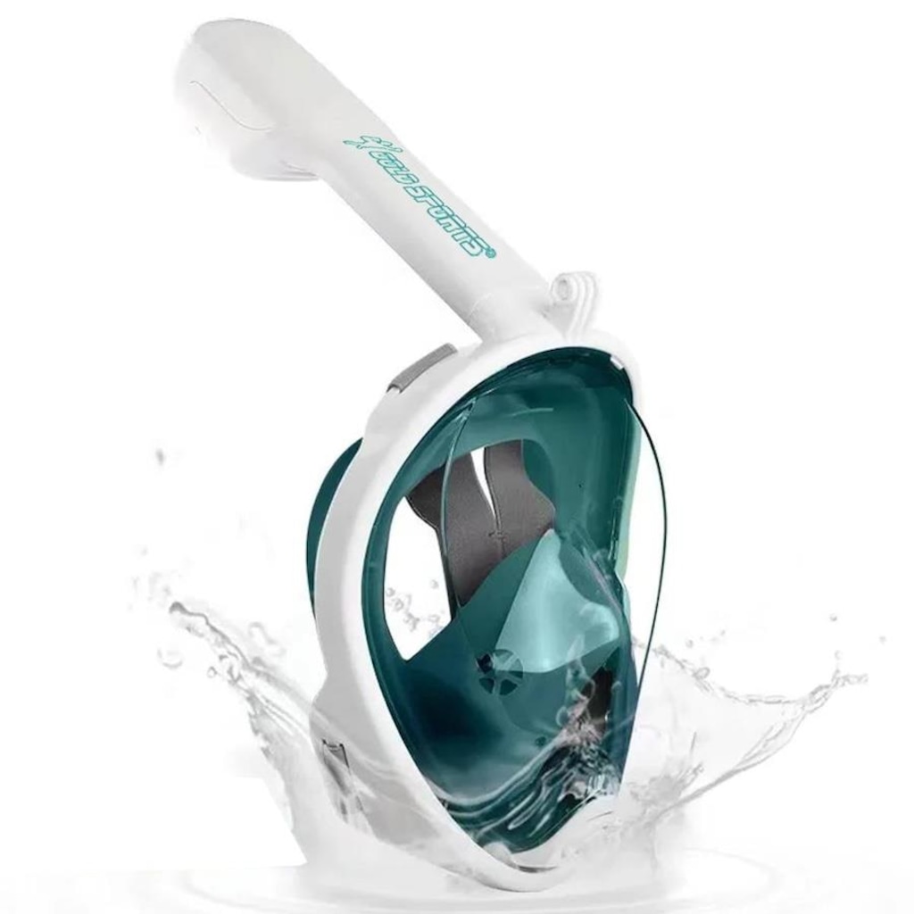 Imagem 2 do produto Mascara Subaquática de Mergulho Gold Sports Full Face com Snorkel - Adulto