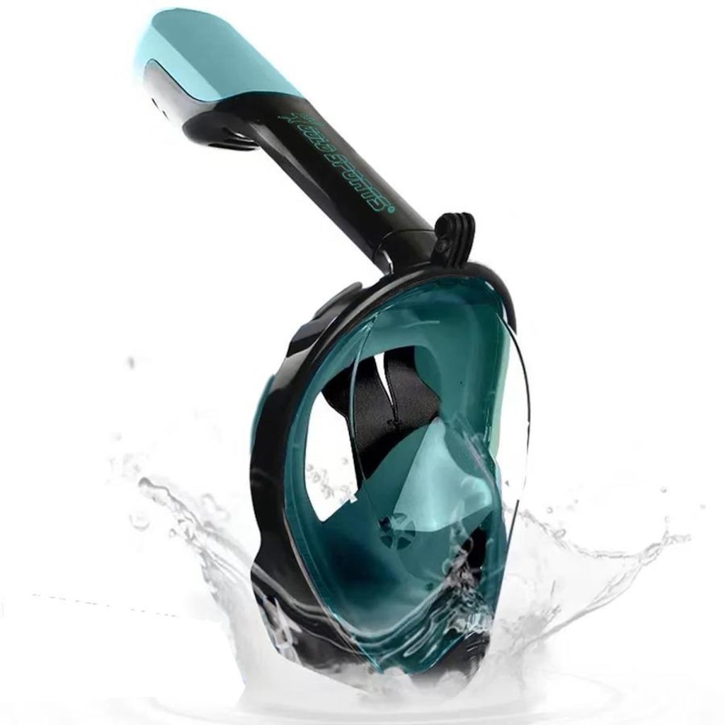 Imagem 2 do produto Mascara Subaquática de Mergulho Gold Sports Full Face com Snorkel - Adulto