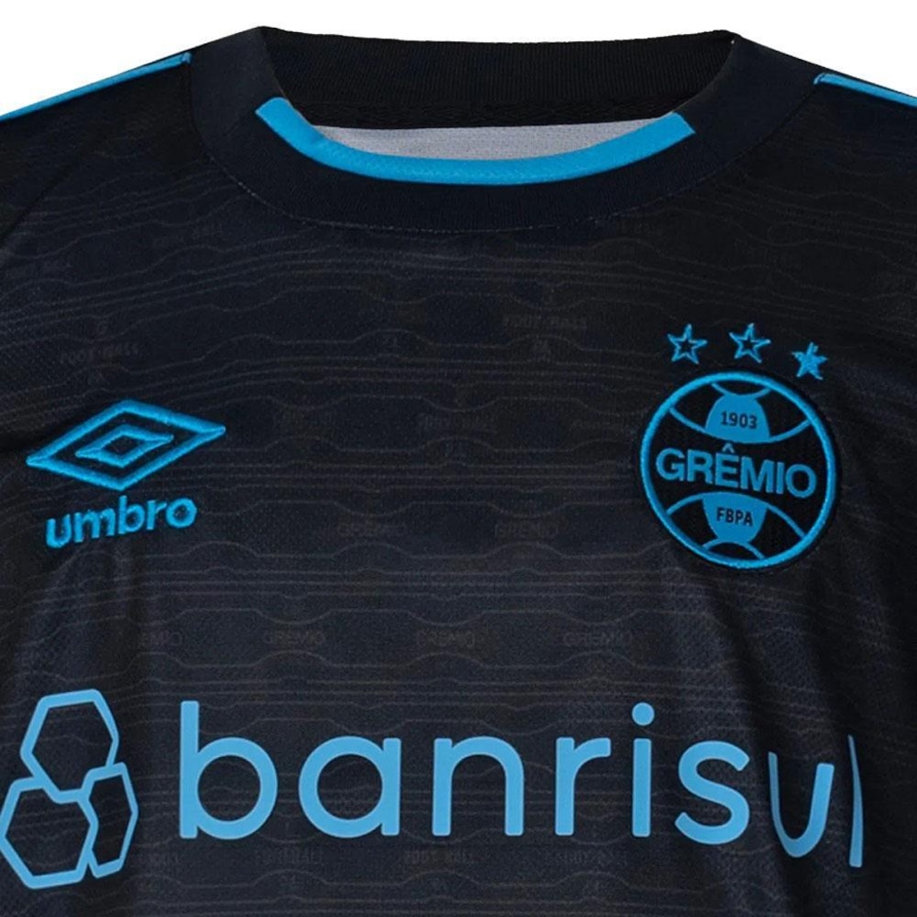 Imagem 5 do produto Camisa do Grêmio Umbro Of. 3 2023 - Infantil