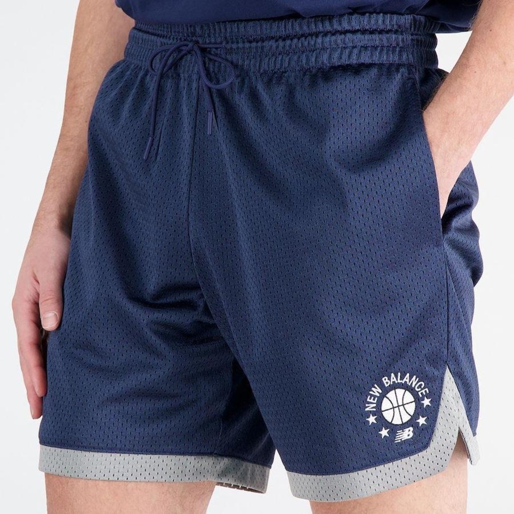 Imagem 5 do produto Bermuda Mesh New Balance Hoops - Masculina