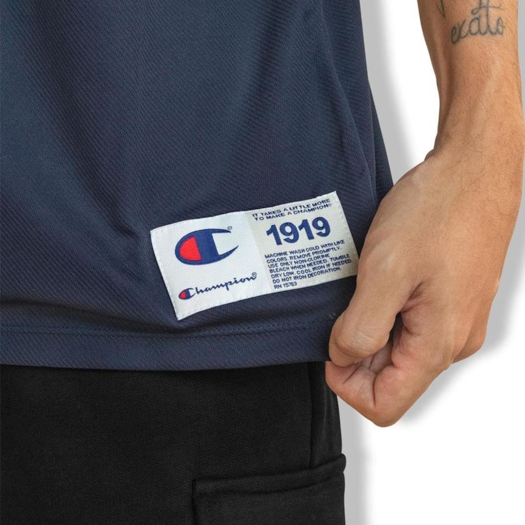 Imagem 5 do produto Camiseta Regata Champion Brasil Jersey Basket Script Street - Masculina