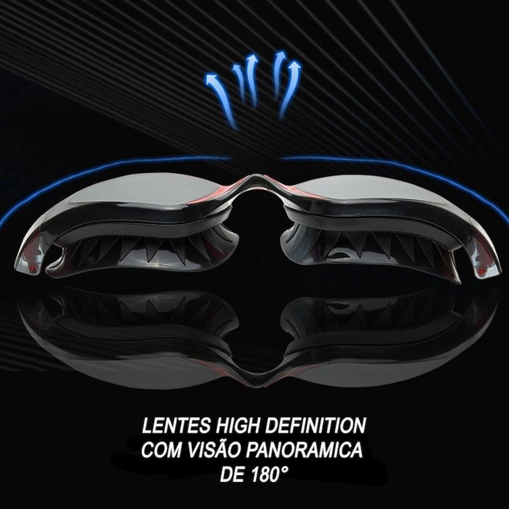 Imagem 3 do produto Óculos de Natação Gold Sports Shark Performance 7.0 High Definition - Adulto