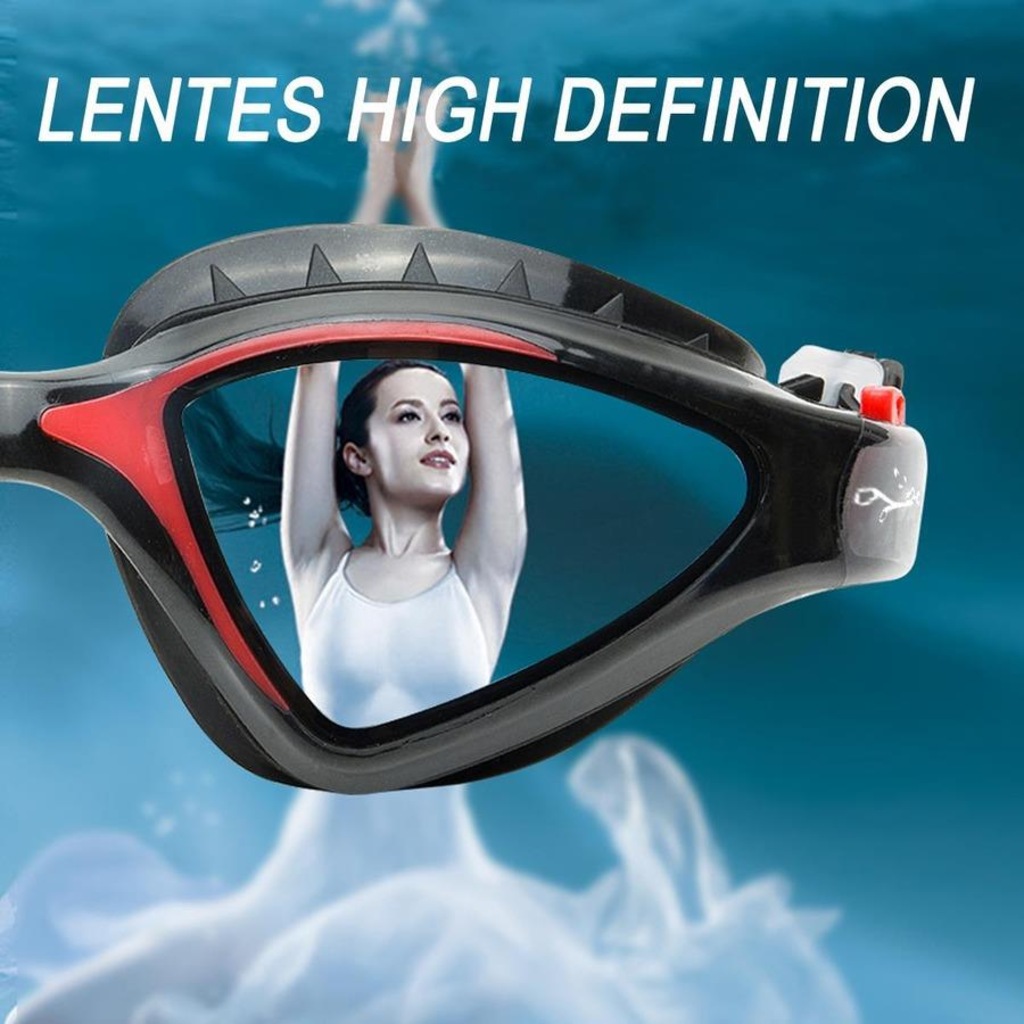 Imagem 5 do produto Óculos de Natação Gold Sports Shark Performance 7.0 High Definition - Adulto