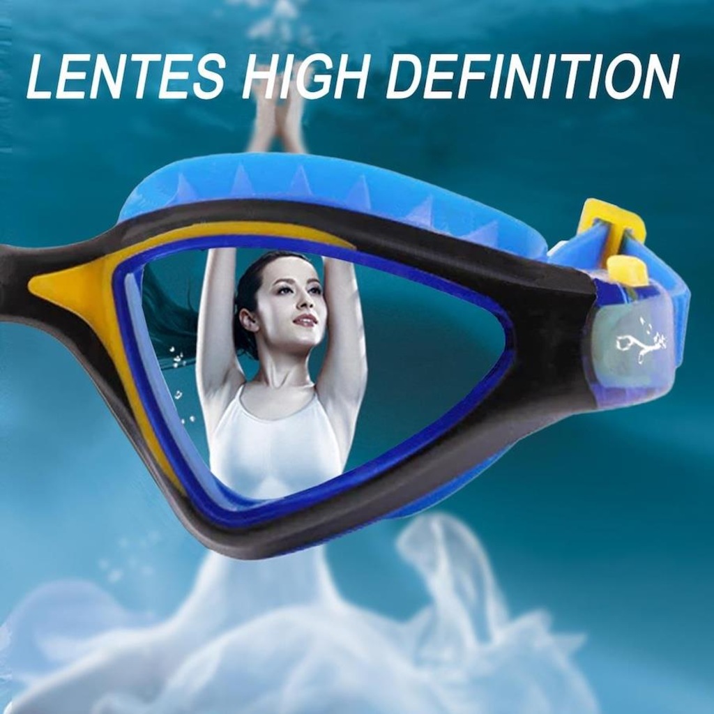 Imagem 3 do produto Óculos de Natação Gold Sports Shark Performance 7.0 High Definition - Adulto