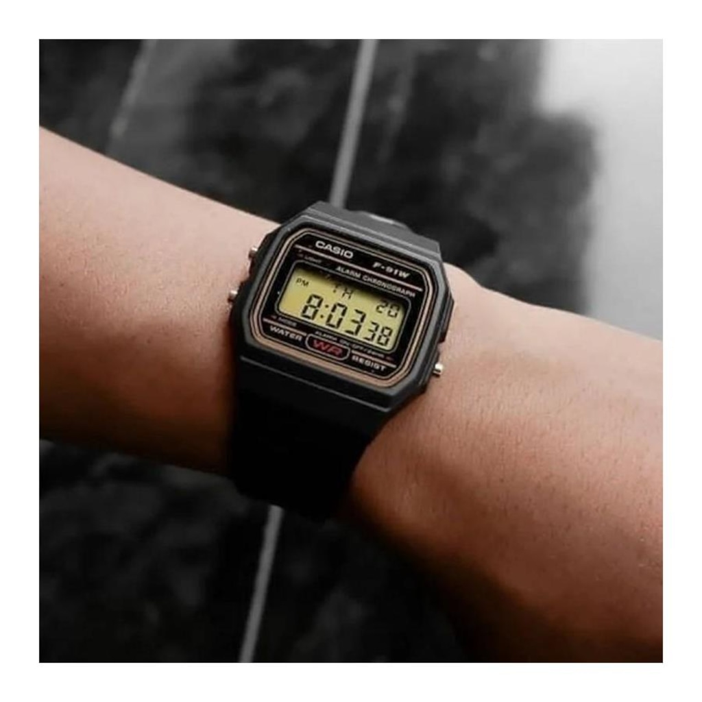 Imagem 4 do produto Relógio Casio Digital F-91Wg-9Qdf - Unissex