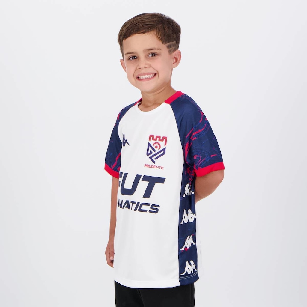 Imagem 3 do produto Camisa do Grêmio Prudente Ii 2024 Kappa - Infantil