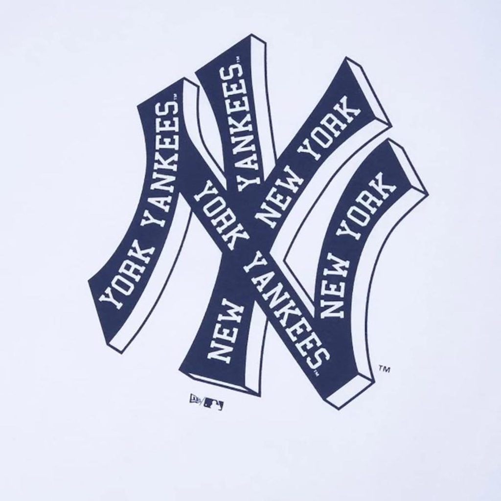 Imagem 3 do produto Camiseta New Era Masculina New York Yankees Mlb Core Branca