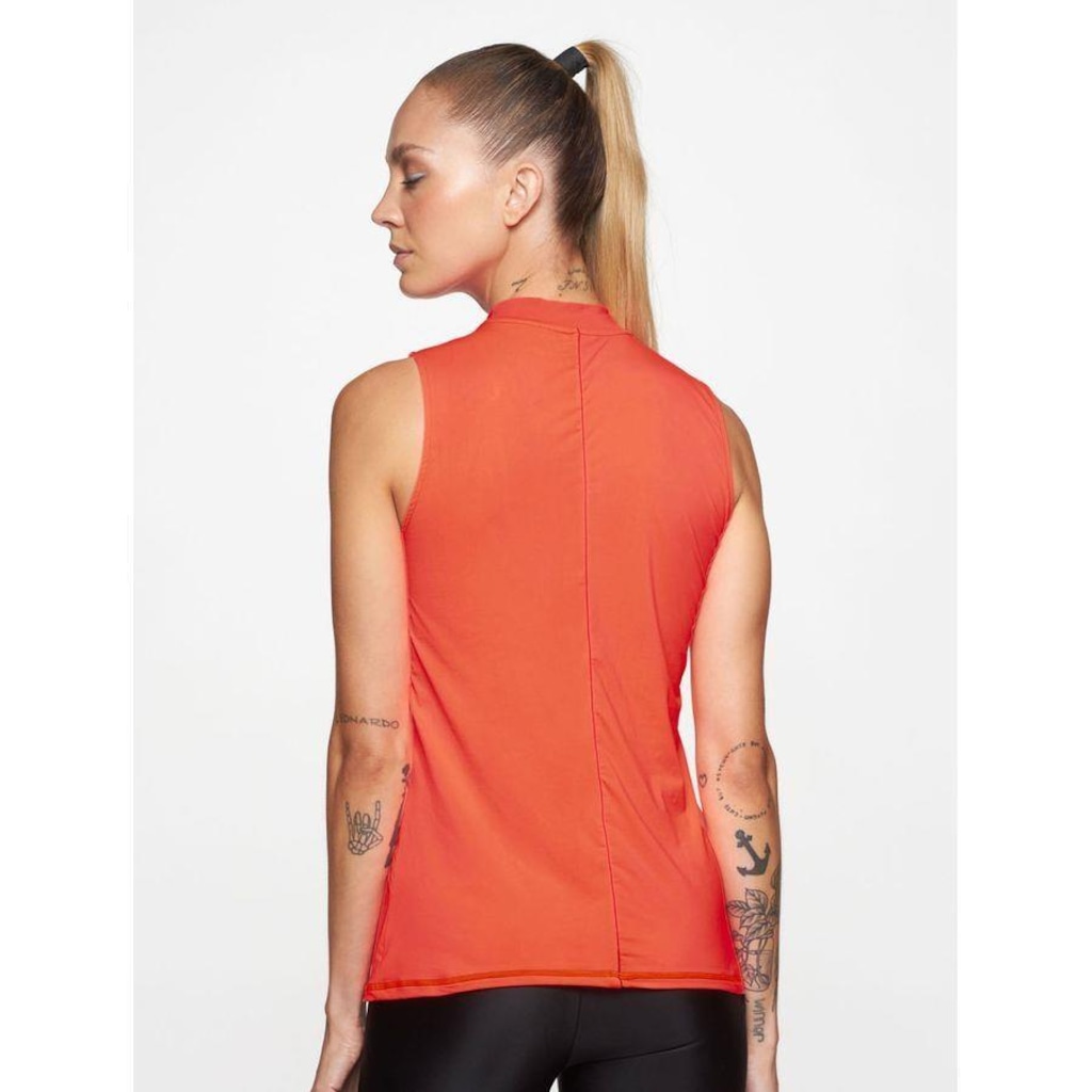 Imagem 3 do produto Camiseta Regata Body For Sure com Gola Alta U.V - Feminina