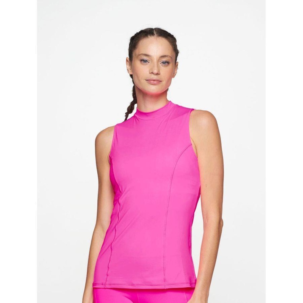 Imagem 2 do produto Camiseta Regata Body For Sure com Gola Alta U.V - Feminina