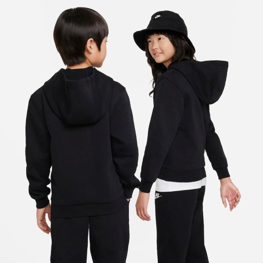 Imagem 2 do produto Blusão com Capuz Nike Sportswear Club Fleece - Infantil