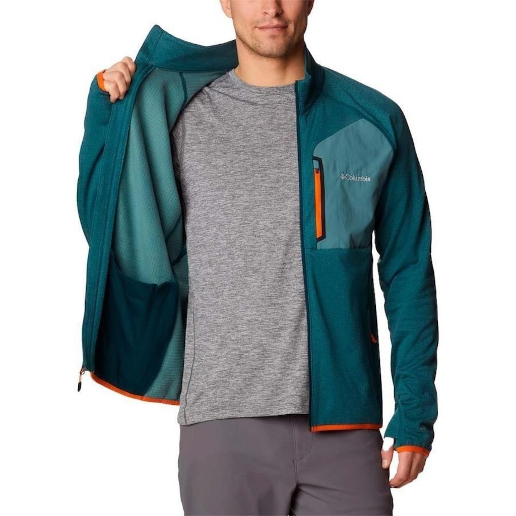 Imagem 3 do produto Jaqueta Columbia Triple Canyon Full Zip Verde Água Masculino