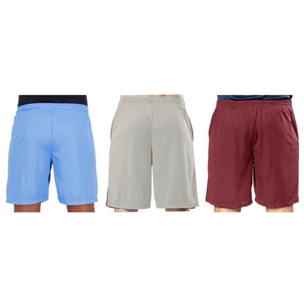 Imagem 2 do produto Kit Bermudas Elite Comfort - 3 Unidades - Masculina