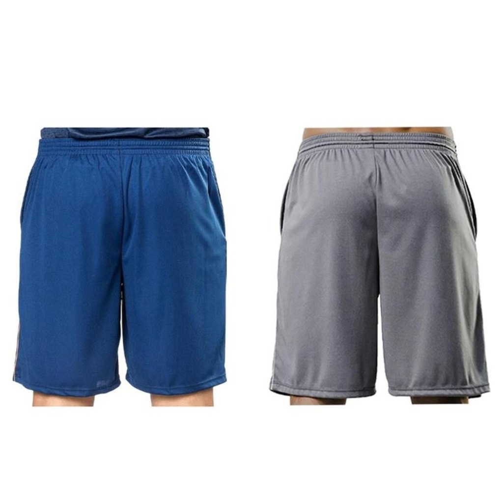 Imagem 2 do produto Bermudas Elite Comfort Plus Size - 2 Unidades - Masculina