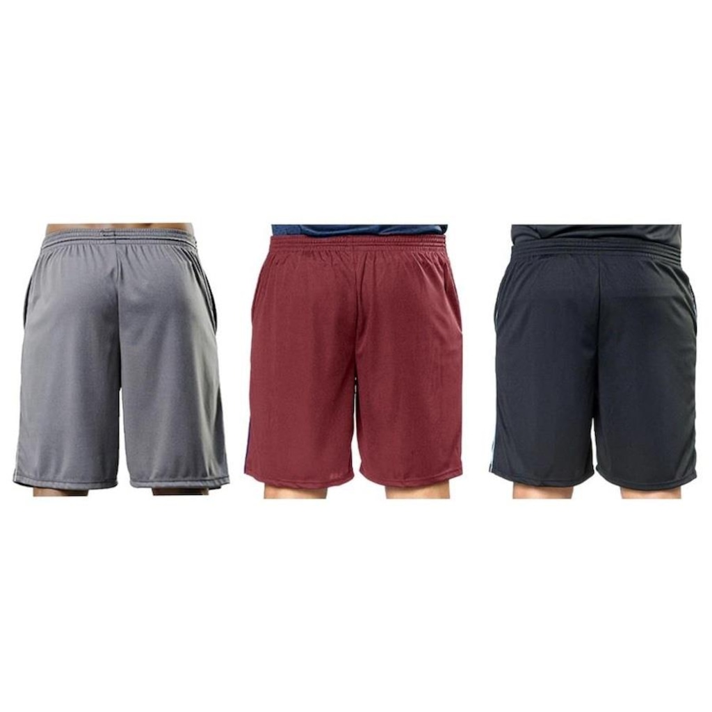 Imagem 2 do produto Kit Bermudas Elite Comfort - 3 Unidades - Masculina