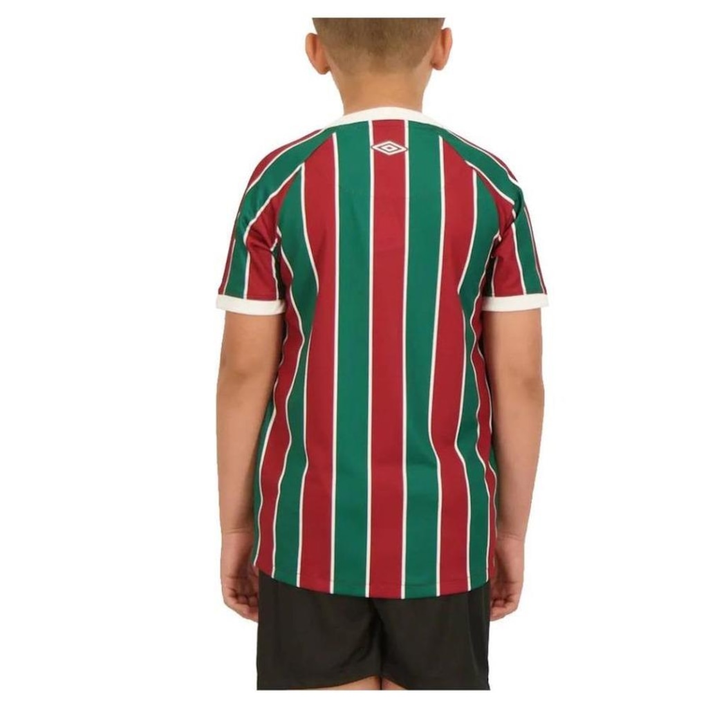 Imagem 4 do produto Camisa do Fluminense Juv. Of. 1 2023 Umbro - Infantil