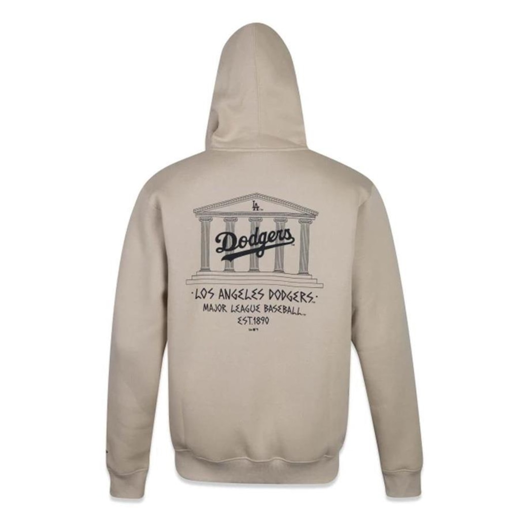 Imagem 2 do produto Blusão de Moletom com Capuz Aberto New Era Los Angeles Dodgers Old - Masculino