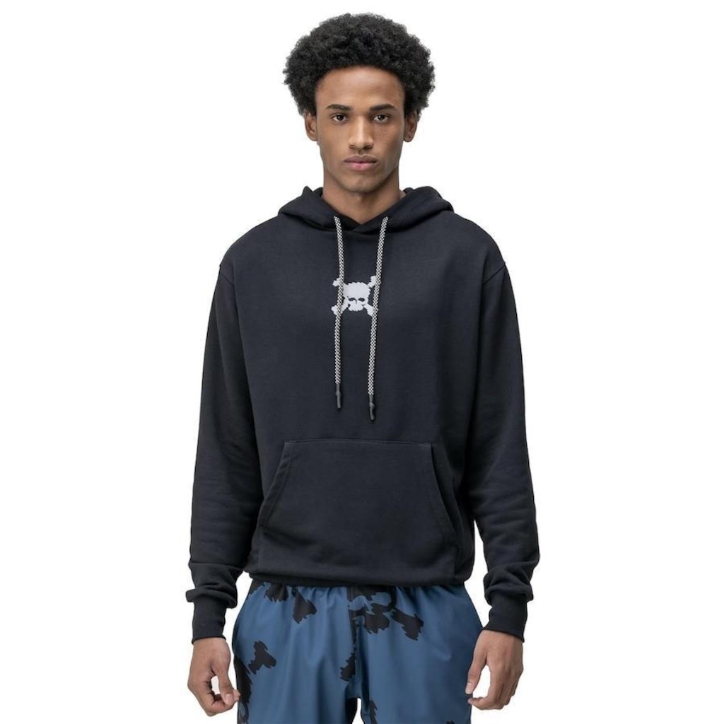 Imagem 2 do produto Blusão de Moletom Oakley Skull Heritage Hoodie Blackout - Masculino