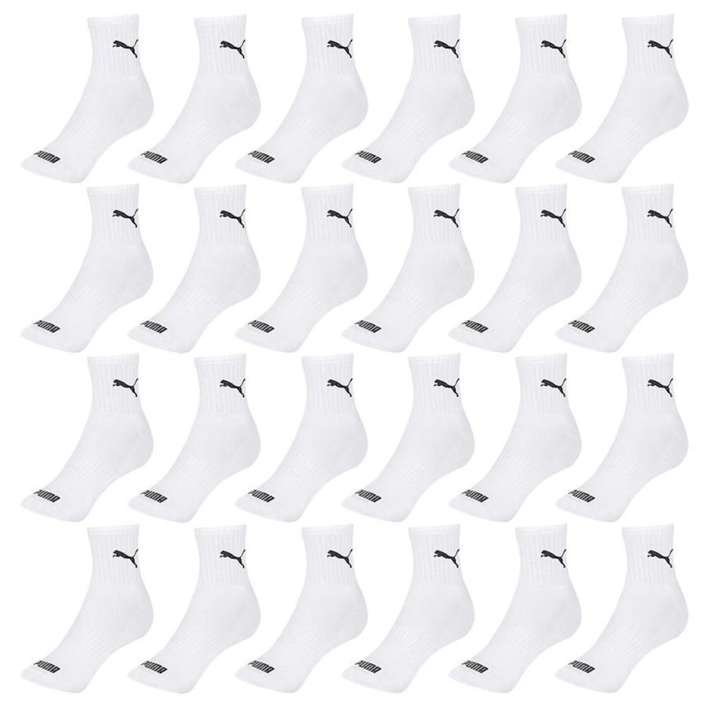 Imagem 2 do produto Kit Meia Cano Médio Puma Esportiva - 24 Pares - Feminino